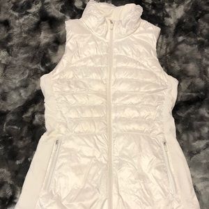 White Lululemon Down For It All Vest